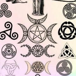 Wicca Triple Goddess Symbols